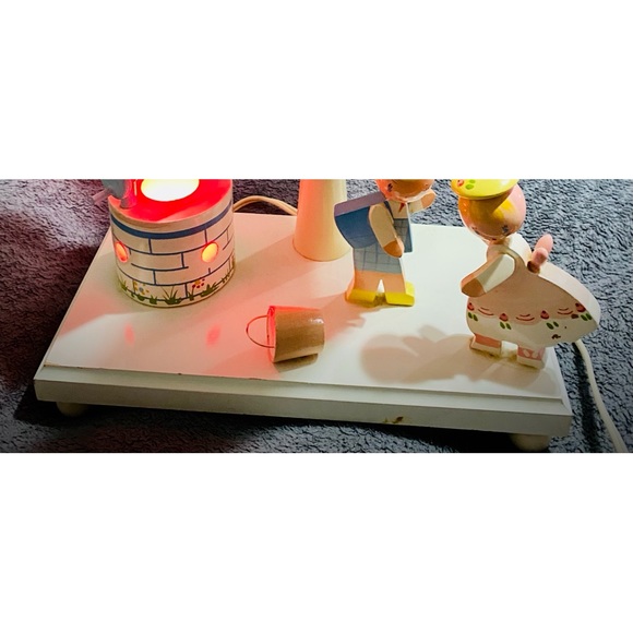 Vintage Jack and Jill nursery lamp - Picture 3 of 8